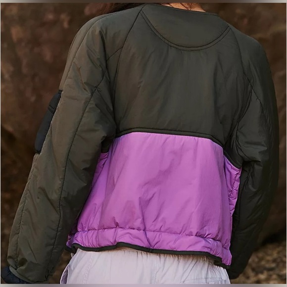 35. NWOT Free People Outta Left Field Jacket - Picture 4 of 5